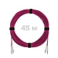 Патч-корд оптический LC/UPC-LC/UPC MM (OM4) 3mm duplex LSZH,  45 м.