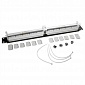 Кроссовая панель 110 типа, 100 пар, 19", 1U, LANMASTER, с модулями LAN-RS110-100FT