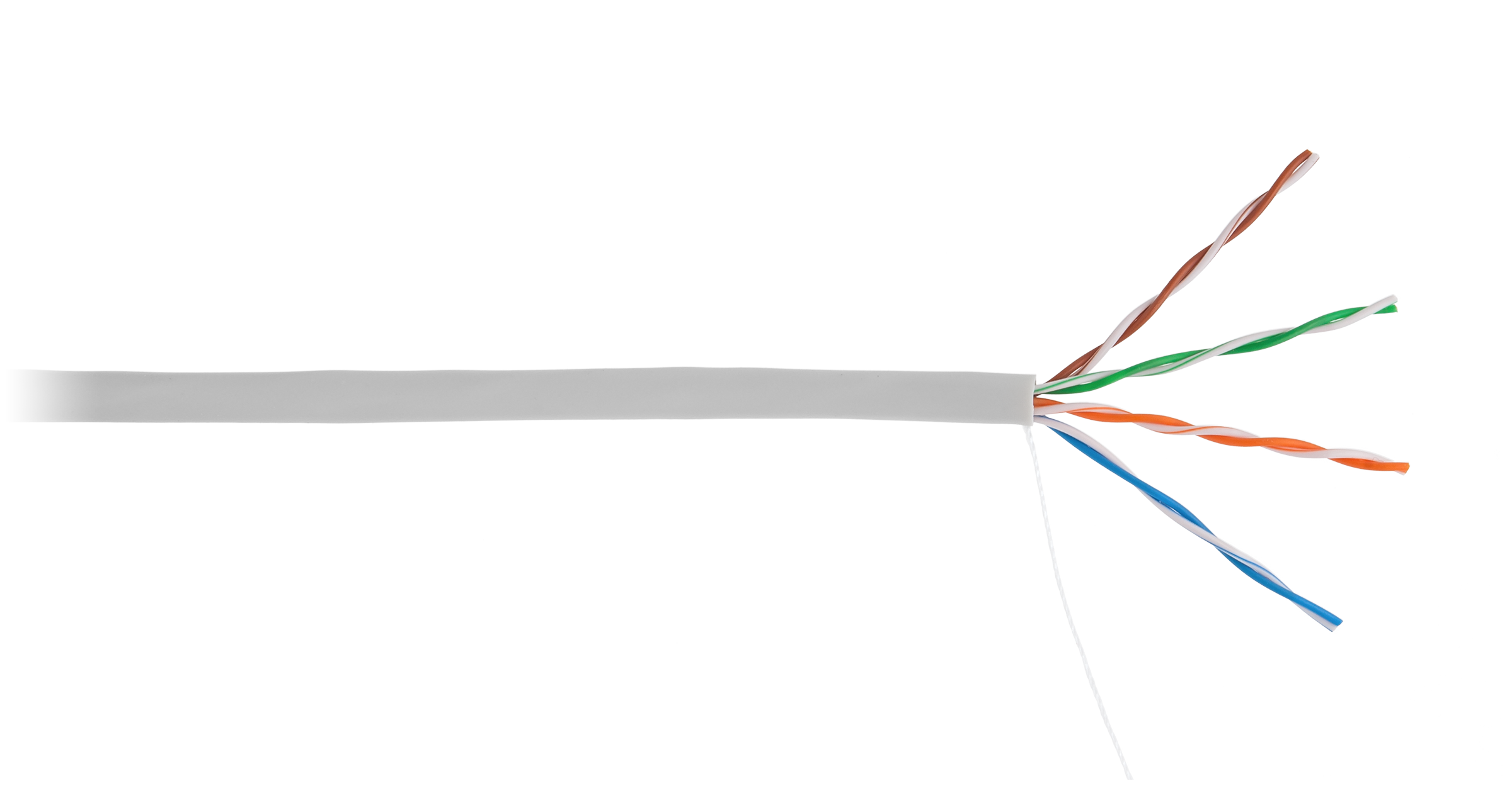 Кабель U/UTP 4 пары, Кат.5e, CCA, внутренний, PVC, 305м, где zz - цвет