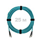 Патч-корд оптический FC/UPC-FC/UPC MM (OM3) 2mm duplex LSZH,  25 м.