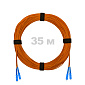 Патч-корд оптический SC/UPC-SC/UPC MM (OM2) 3mm duplex LSZH,  35 м.
