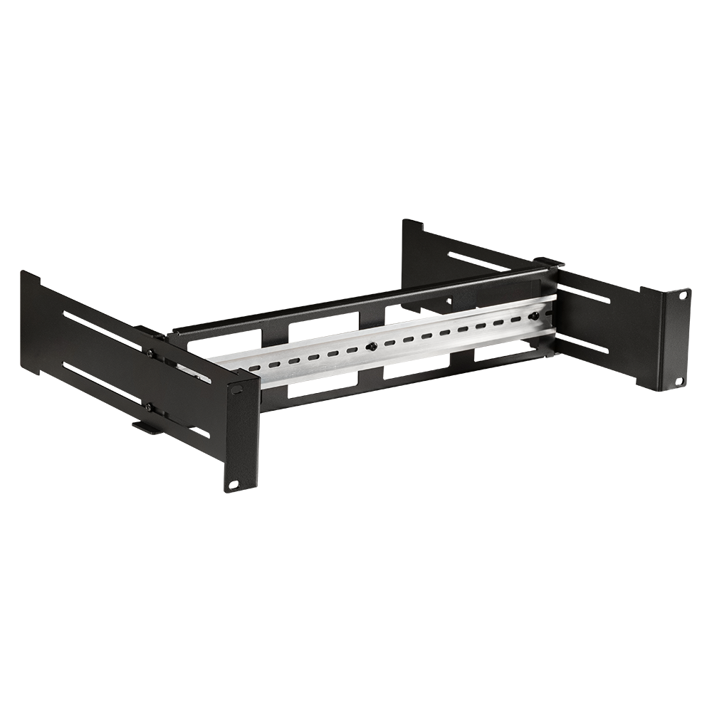 19" рама с DIN-рейкой для установки электроавтоматов, 2U