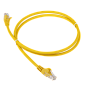 Патч-корд RJ45 - RJ45, 4 пары, UTP, категория 5е, 10 м, желтый, LSZH, LANMASTER LAN-PC45/U5E-10-YL