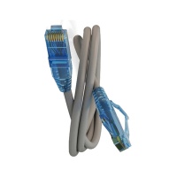 Патч-корд PC-LPM-UTP-RJ45-RJ45-C6-1M-LSZH-GY UTP cat.6 RJ-45 LSZH 1 метр Hyperline