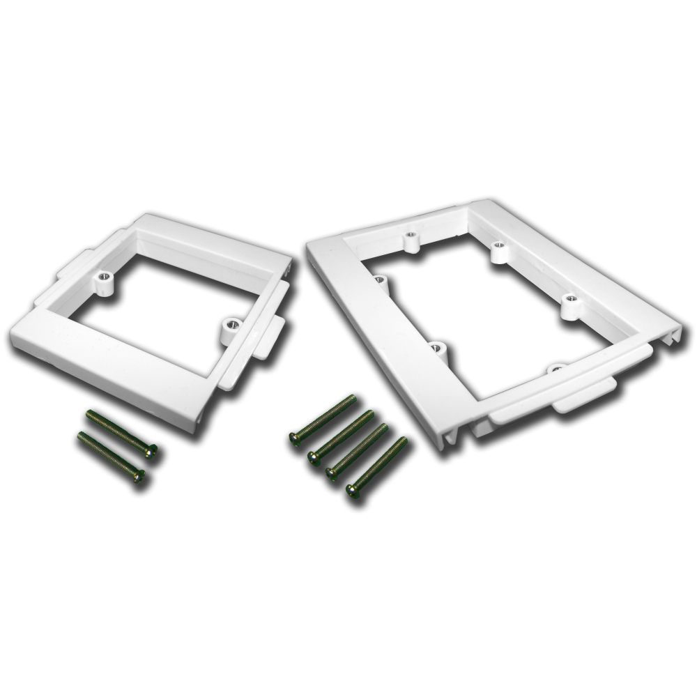 Пластиковый суппорт 45Х90, под винт, в короб 100 мм
