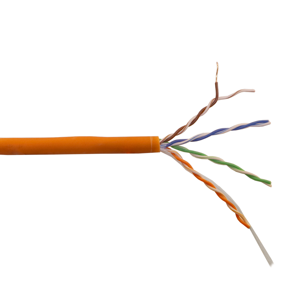 Кабель LANMASTER U/UTP, 4 пары, Кат. 5E, 350 МГц, LSZH, нг(А)-HF, черный, 305 м__