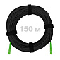 Патч-корд оптический FTTH диэлектрик FRP, G.657 LSZH 2SC/APC, черный 150 м