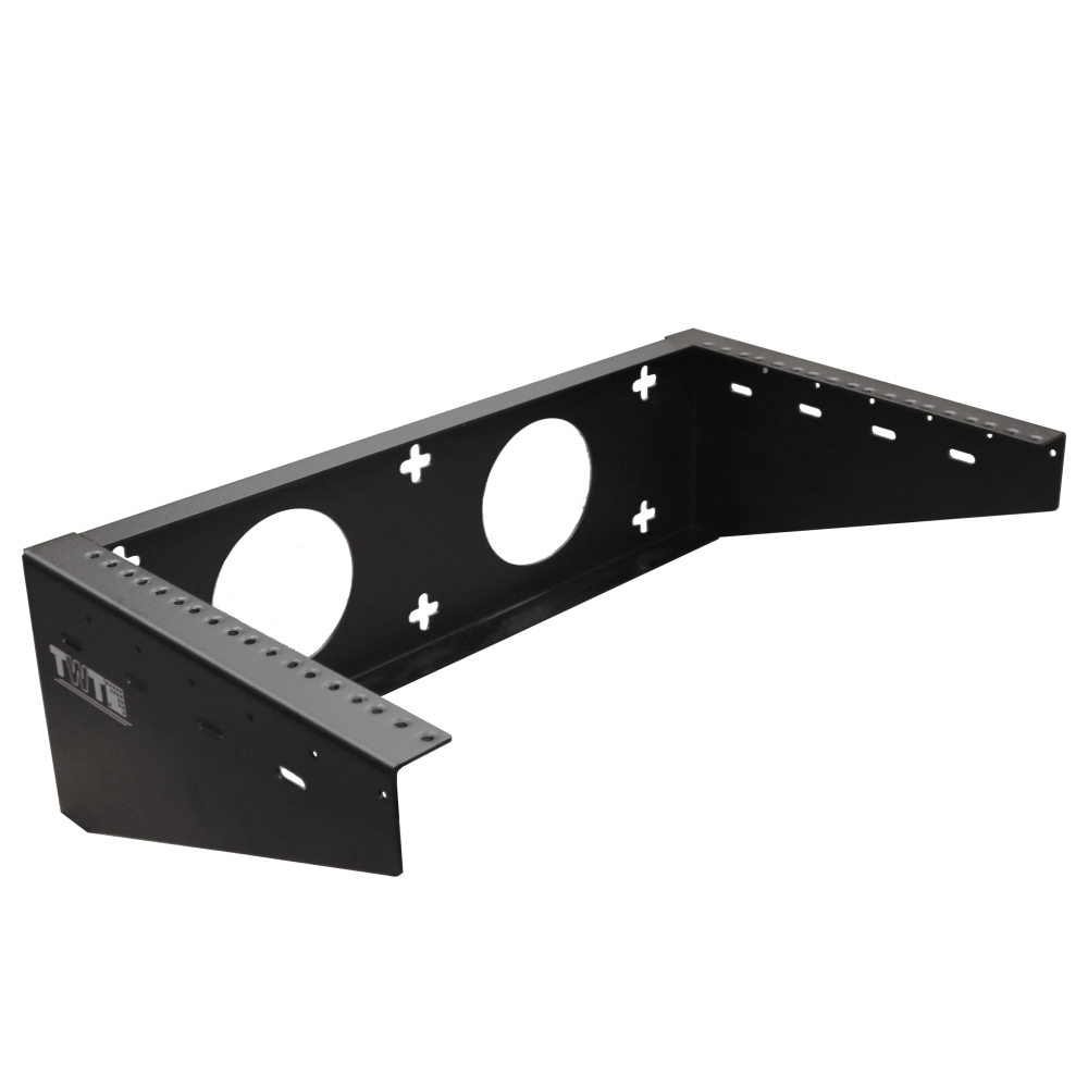 Рама настенная/потолочная 19", 3U, черная__
