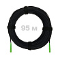 Патч-корд оптический FTTH комбинированный, диэлектрик FRP, G.657 LSZH 2SC/APC, черный 95 м