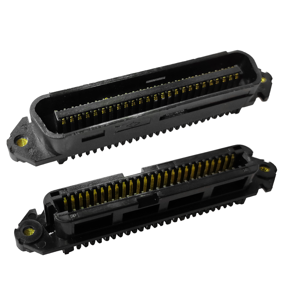 Коннектор TELCO под обжим, 25 пар, 90 градусов, папа__