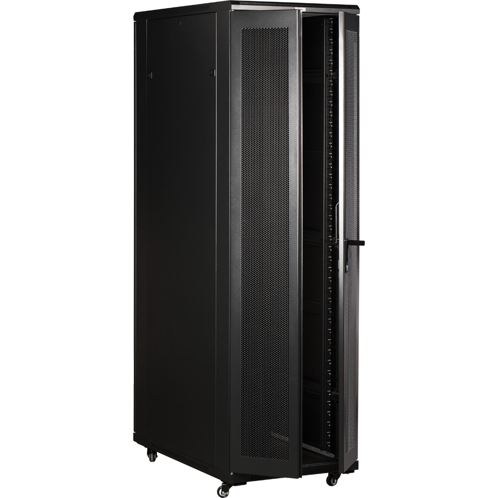 Шкаф серверный 19" Business Advanced, 22U 600x600, без дверей, с боковыми стенками, черный__