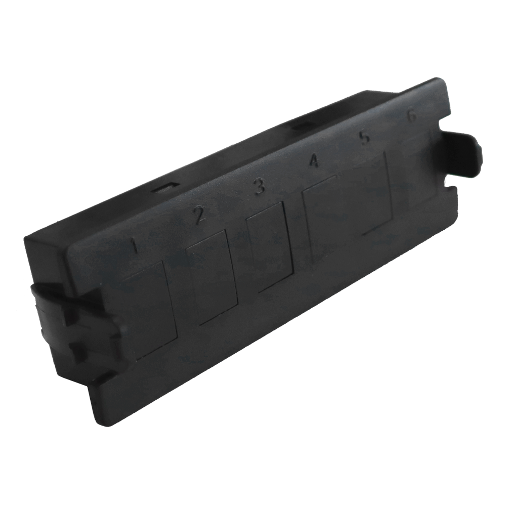 Вставка на 6 MPO адаптеров на место MPO кассеты__