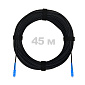 Патч-корд оптический FTTH с выносным силовым элементом, диэлектрик FRP, G.657 LSZH 2SC/UPC, черный 45 м