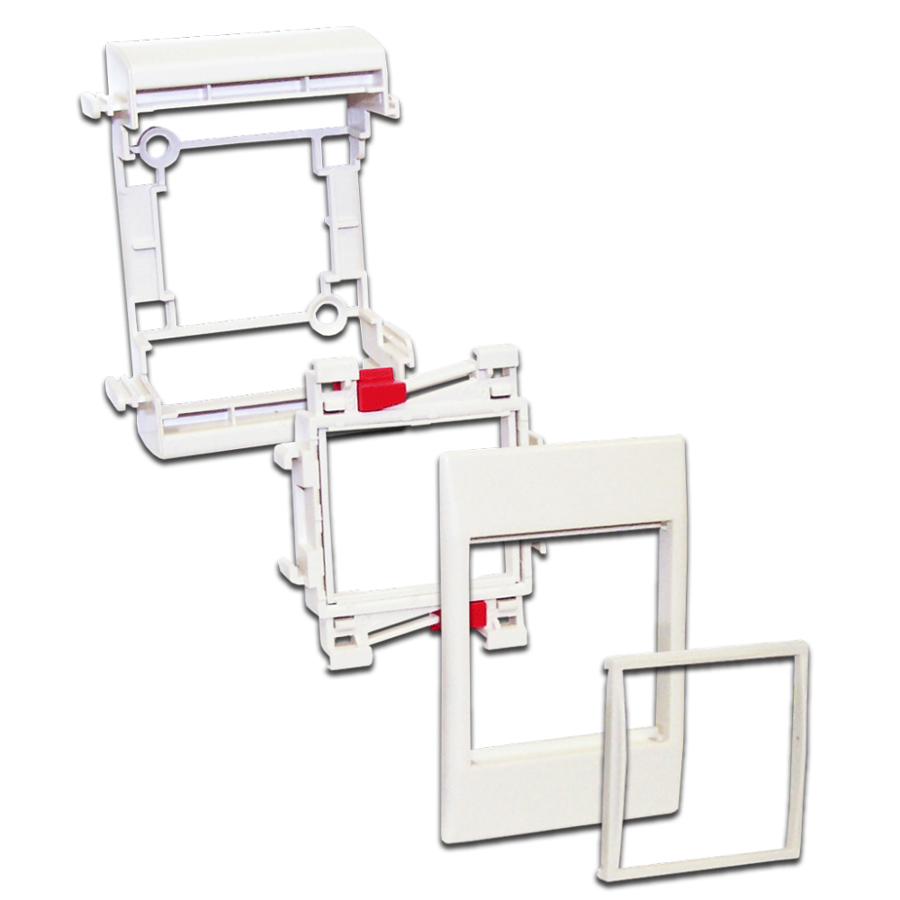 Дополнительный настенный бокс на 1 модуль Mosaic 45x45, белый__