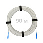 Патч-корд оптический FTTH диэлектрик FRP, G.657 LSZH 2SC/UPC, белый 90 м.