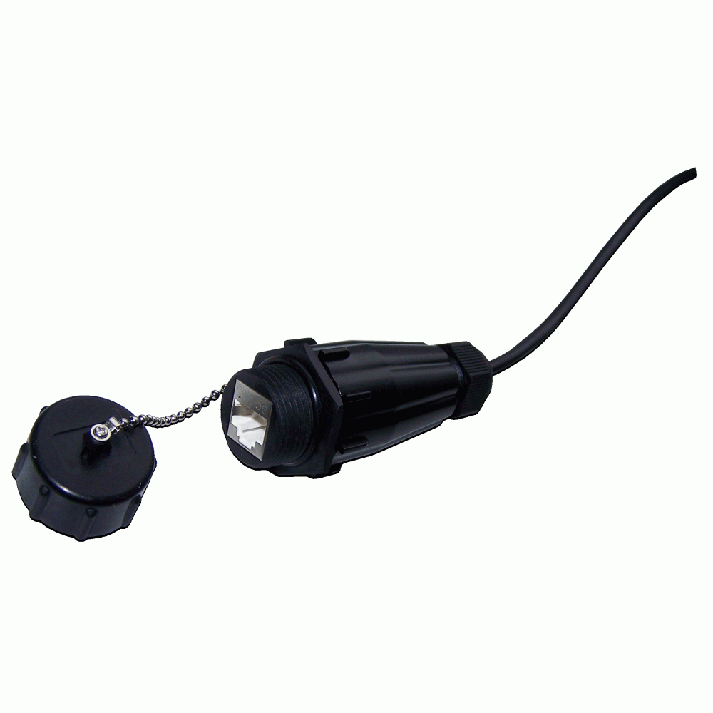 Индустриальный модуль Keystone, RJ45, cat.5e, STP, 180 градусов, IP68__