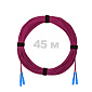 Патч-корд оптический армированный бронированный SC/UPC-SC/UPC MM (OM4) Duplex 2.0mm LSZH, 45 м.