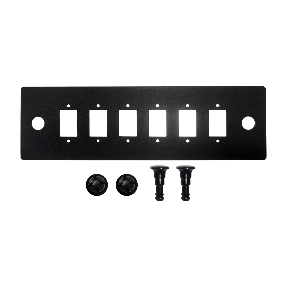 Адаптерная панель на 6 MPO адаптеров, для кроссов LAN-FOBM