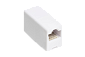 Проходной адаптер, RJ45-RJ45 (8p8c), категория 5е, неэкранированный, белый TWIST