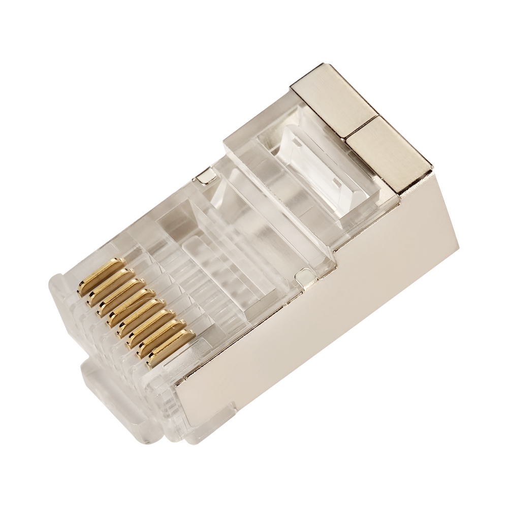 Коннектор RJ45 STP 8P8C, универсальный, cat.5e, 100 шт. в банке__