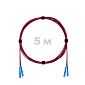 Патч-корд оптический SC/UPC-SC/UPC MM (OM4) 2mm duplex LSZH,  5 м.