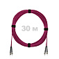 Патч-корд оптический ST/PC-ST/PC MM (OM4) 3mm duplex LSZH,  30 м.