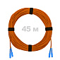 Патч-корд оптический армированный бронированный SC/UPC-SC/UPC MM (OM2) Duplex 3.0mm LSZH, 45 м.