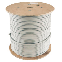 Кабель TWIST U/UTP25 cat.5e, 305м, Cu, 25x2x24AWG  LSZH - малодымный, не содержащий галогенов, серый, 305м