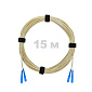 Патч-корд оптический SC/UPC-SC/UPC SM (G657.A1) 3mm DX LSZH 15 м