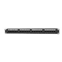 Патч-панель UTP 19" 1U 24 порта RJ-45 Cat.5e 110 тип TWIST