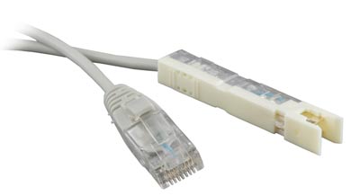 Патч-корд LAN-45-P1-2m 110 тип - RJ45, 1 пара, UTP, 2 м, LANMASTER 
