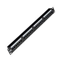 Патч-панель 19" 1U cat.6 24 порта RJ45 UTP ITK