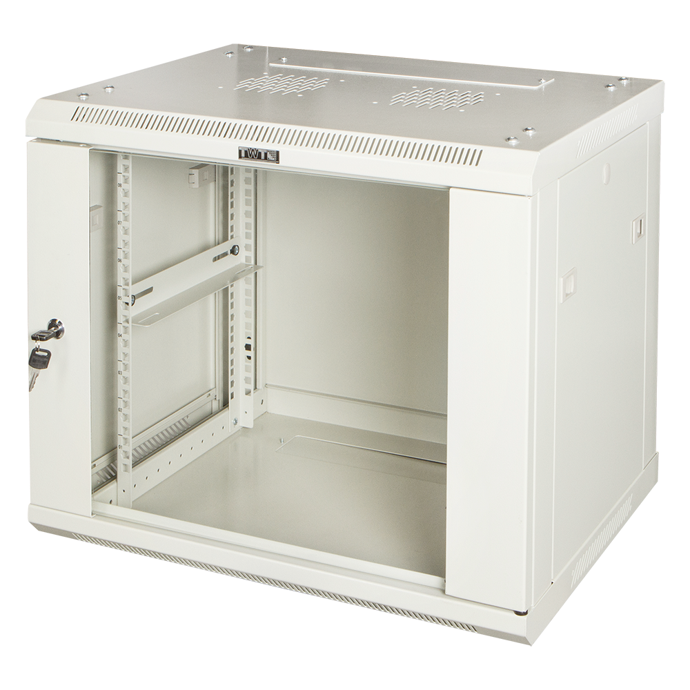 Шкаф настенный серии Pro, 15U 600x450, стеклянная дверь