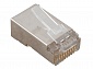 Коннектор TWT-PL45/S-STR RJ-45 8P8C FTP Кат. 5e TWT, экранированный, для многожильного кабеля, 100 шт. в упак.
