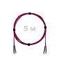 Патч-корд оптический ST/PC-ST/PC MM (OM4) 3mm duplex LSZH,  5 м.