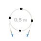 Патч-корд оптический LC/UPC-LC/UPC SM (G657.A2) 3mm SX LSZH 0,5 м