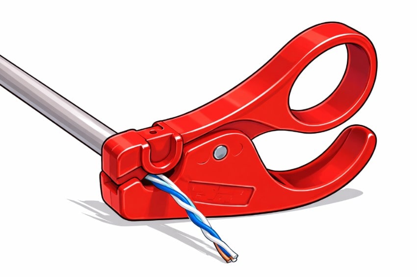 Как очистить витую пару от изоляции