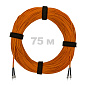 Патч-корд оптический ST/PC-ST/PC MM (OM2) 2mm duplex LSZH,  75 м.
