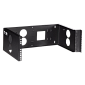 Рама настенная 19", поворотная, глубина 305 мм, 4U, черная