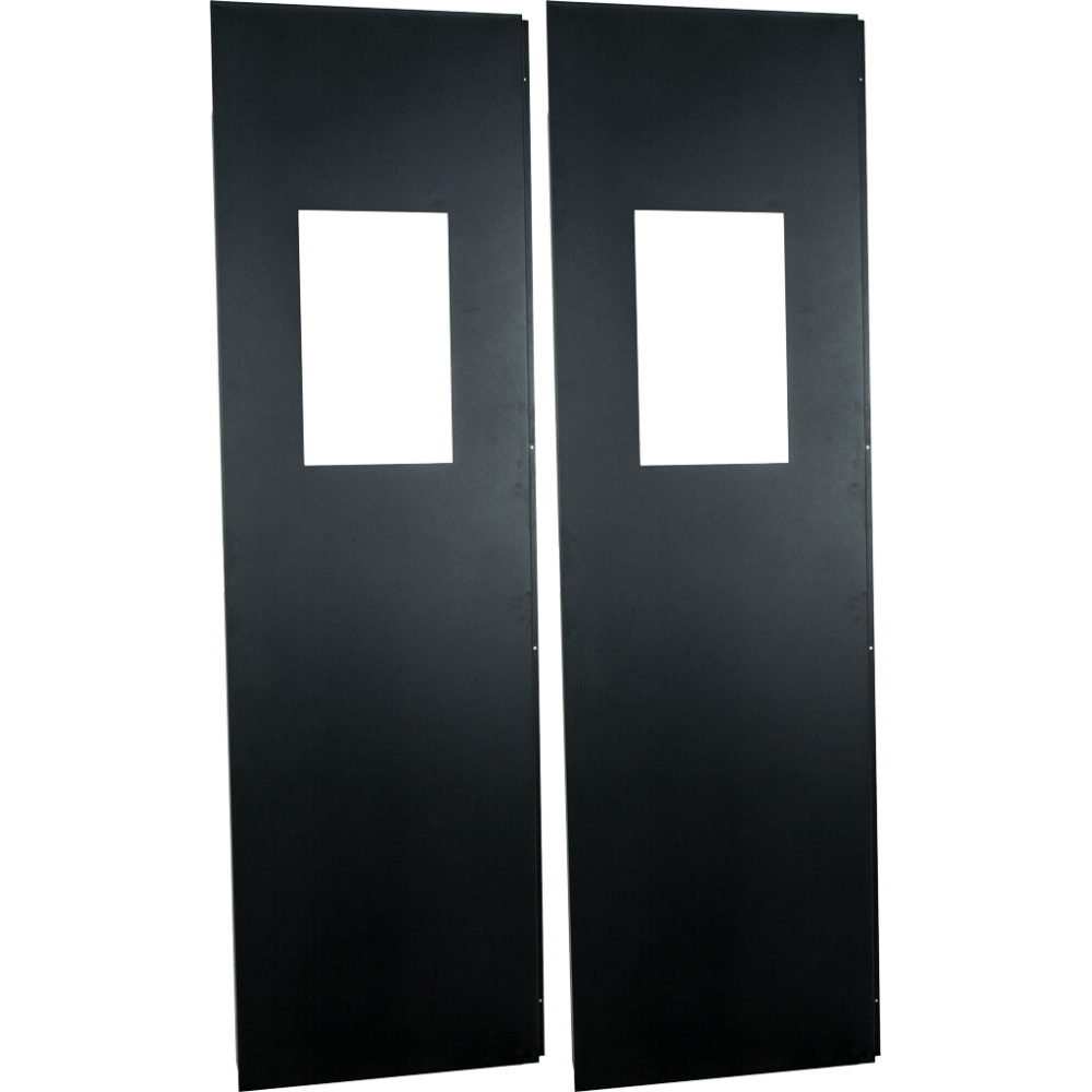 Панель-заглушка на место двери коридора 1200 мм для шкафов LANMASTER DC 48U, 2 шт.