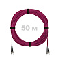 Патч-корд оптический армированный бронированный ST/PC-ST/PC MM (OM4) Duplex 3.0mm LSZH, 50 м.