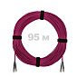 Патч-корд оптический FC/UPC-FC/UPC MM (OM4) 3mm duplex LSZH,  95 м.