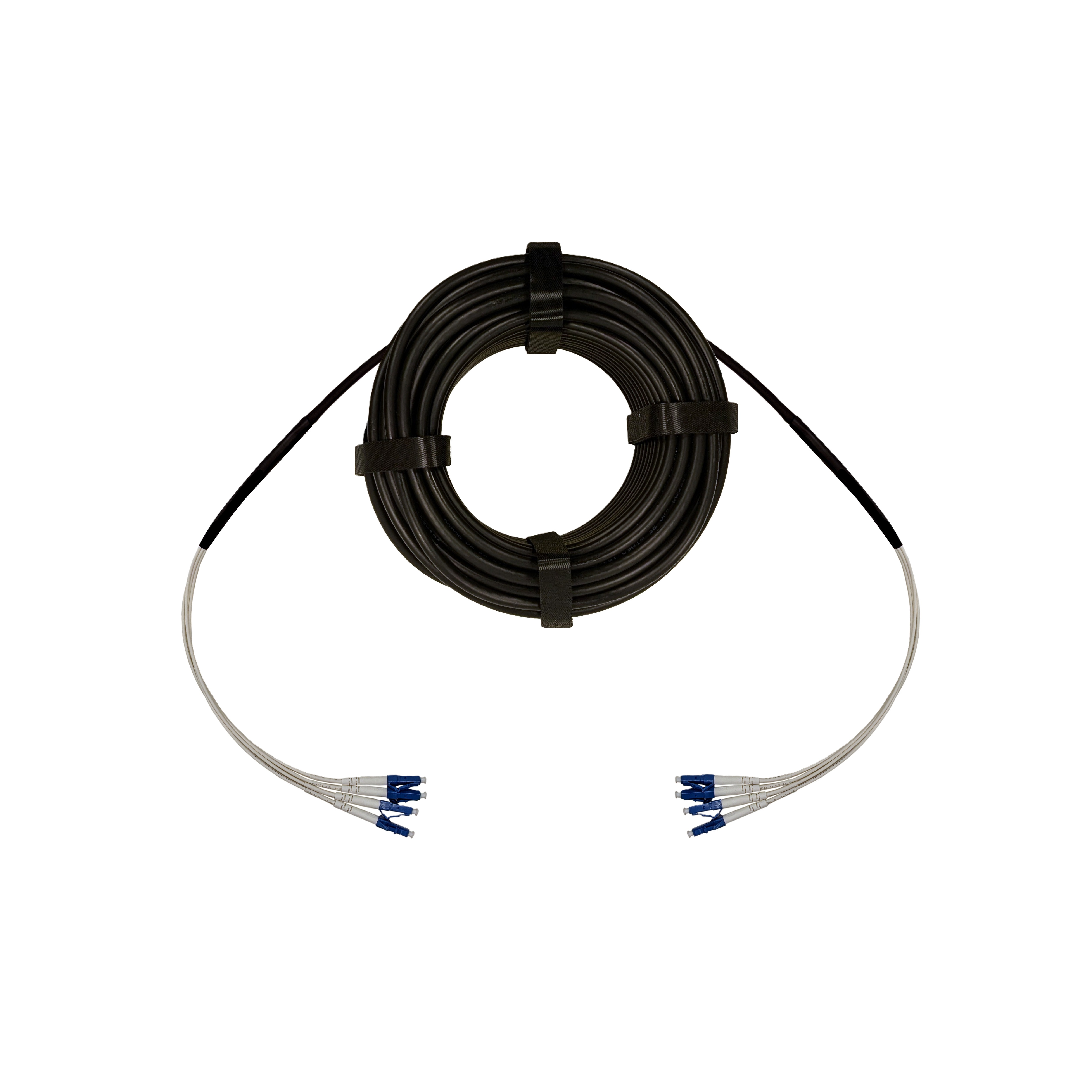 Кабельная сборка 4 волокна OM2 LC/UPC-LC/UPC 30 м