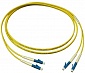 Патч-корд оптический LANMASTER, LSZH, дуплексный, LC/UPC-LC/UPC, SM OS2, 15 м