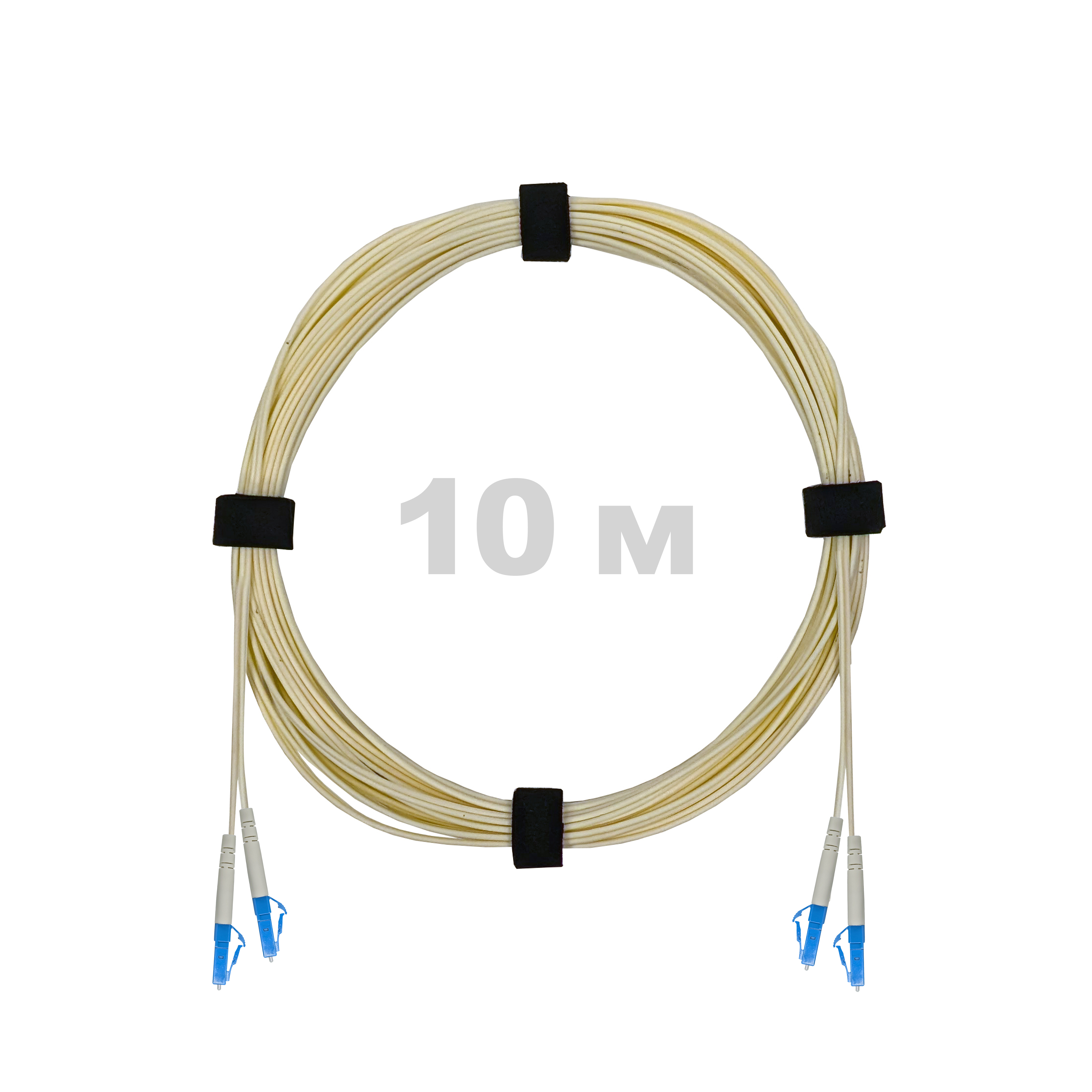 Патч-корд оптический LC/UPC-LC/UPC SM (G657.A1) 3mm DX LSZH 10 м