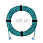Патч-корд оптический LC/UPC-LC/UPC MM (OM3) 2mm duplex LSZH,  45 м.