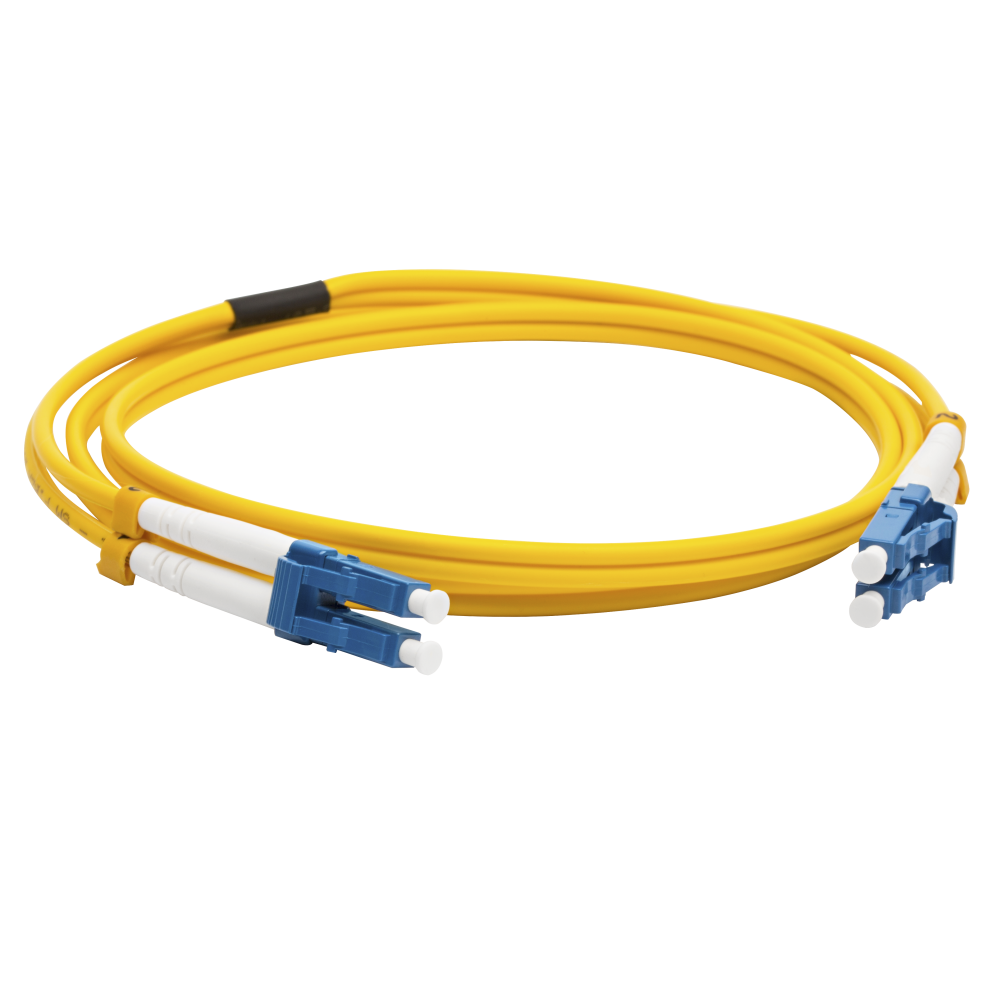 Патч-корд оптический LANMASTER, LSZH, симплексный, LC/UPC-LC/UPC, SM OS2, 1.0 м__