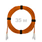 Патч-корд оптический LC/UPC-LC/UPC MM (OM2) 2mm duplex LSZH,  35 м.