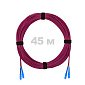 Патч-корд оптический армированный бронированный SC/UPC-SC/UPC MM (OM4) Duplex 3.0mm LSZH, 45 м.