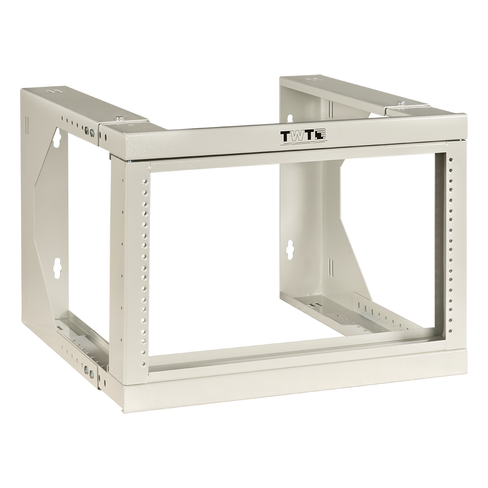 Рама настенная 19", с регулируемой глубиной 461-664 мм, 12U, серая